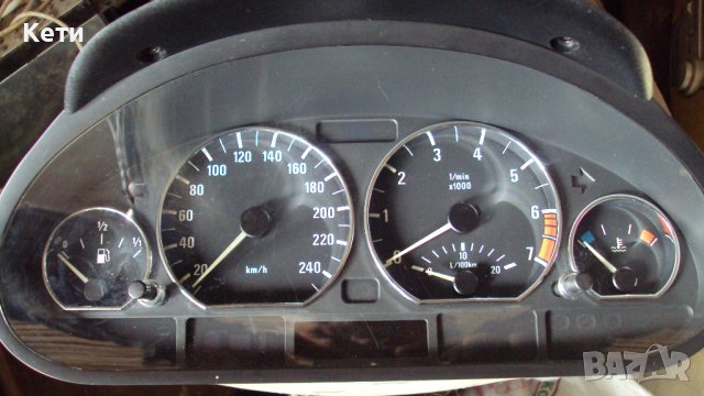 Километражно табло за БМВ Е46 1,8i Бензин с рингове 
