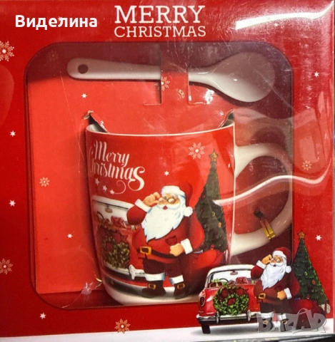 Коледни порцеланови комплекти, снимка 14 - Чаши - 51999089