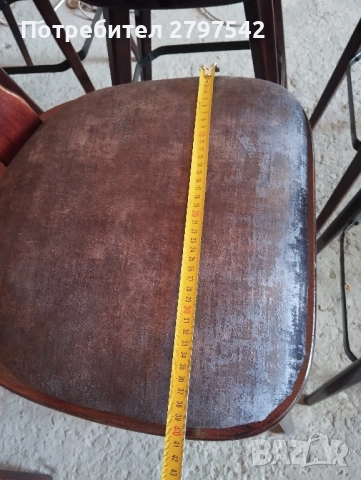 Дървени бар столове C24, снимка 6 - Столове - 51469501