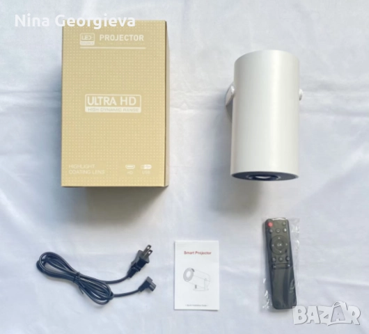 Преносим мини проектор,Android 11,HDMI връзка,USB,AV, Audio jack3.5mm,ротация на 180 градуса, снимка 10 - Друга електроника - 51947147