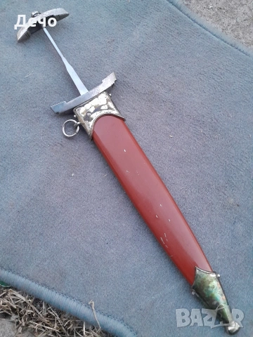 WWII ВСВ НЕМСКИ КОРТИК КАМА КИНЖАЛ Eickhorn , снимка 4 - Антикварни и старинни предмети - 53581884