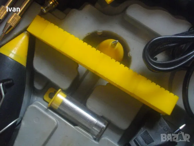 TCM 20 ЧАСТИ НОВ НЕМСКИ ОРИГИНАЛЕН КОМПЛЕКТ ИНСТРУМЕНТИ ЕЛ. ПОЯЛНИК ЛЕПАЧКА ПИСТОЛЕТ СИЛИКОН ВАКУУМ , снимка 12 - Поялници и запояване - 49296855