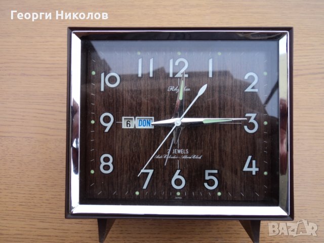 настолен часовник  Rhythm, снимка 1 - Антикварни и старинни предмети - 27887261