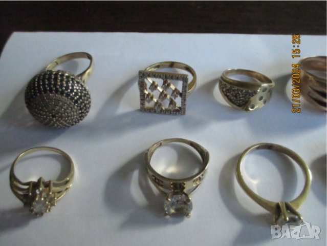 Златни пръстени , снимка 7 - Пръстени - 18265187