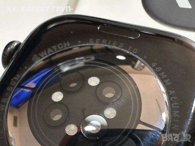 Apple Watch Series 10 46mm Jet Black Батерия 100%, снимка 9 - Смарт часовници - 51691471