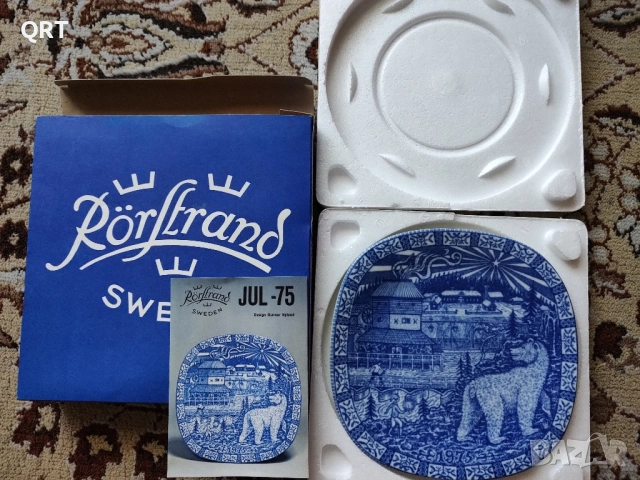 Чинии порцелан Rorltrand Sweden лимитирана серия, диаметър 21 см. по 8 лв., снимка 7 - Чинии - 48337881