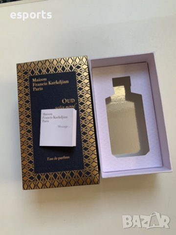 Празна парфюмна кутия от MFK Oud Satin Mood 200ml EDP в перфектно състояние., снимка 2 - Унисекс парфюми - 38100033