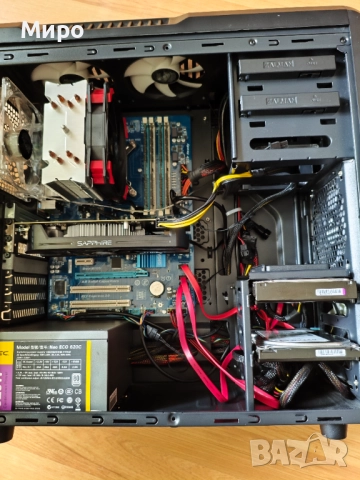 Компютър GA-Z77-DS3H,I5,32Gb,1,5Tb,RX560-Може и на части, снимка 5 - Геймърски - 52091313