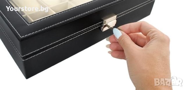 Луксозна кутия за съхранение на часовници и очила, снимка 3 - Декорация за дома - 43122183