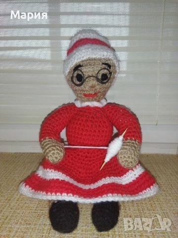 Плетена баба Марта , снимка 6 - Декорация за дома - 51523178