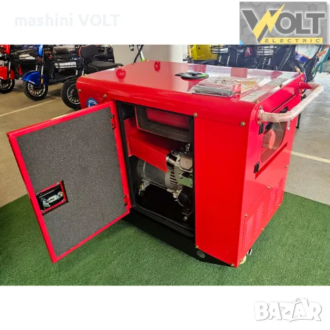 Генератор за ток 12.5kW, бензинов, обезшумен, комбиниран трифазен/монофазен, BULLMAX, връзка с ATS, снимка 7 - Генератори - 48296339