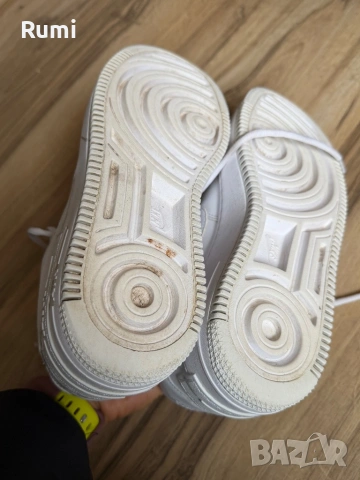 Оригинални кожени чисто бели кецове Nike W AF1 SHADOW! 40 н, снимка 8 - Кецове - 51229066