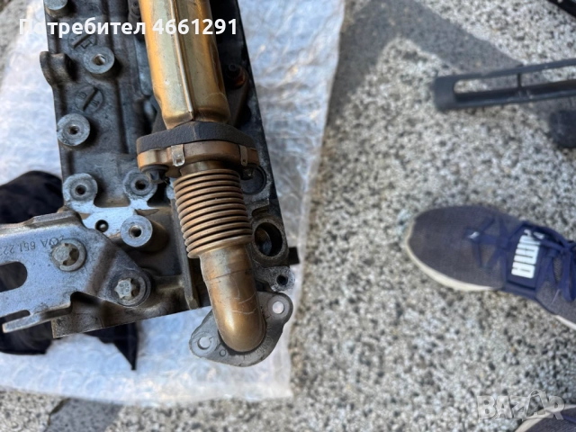 Мека връзка към Егиера EGR на двигател на Мерцедес Mercedes 2.2Cdi 651 само за 40лв. A6511411004