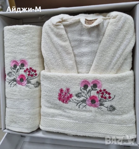 Халат за Баня ПАМУЧНИ, снимка 18 - Хавлиени кърпи - 18499768