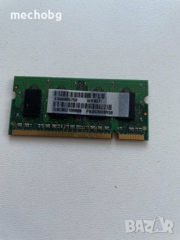 Ram памет 1GB DDR2 800mhz Sodimm - Hynix , снимка 2 - Части за лаптопи - 39361473