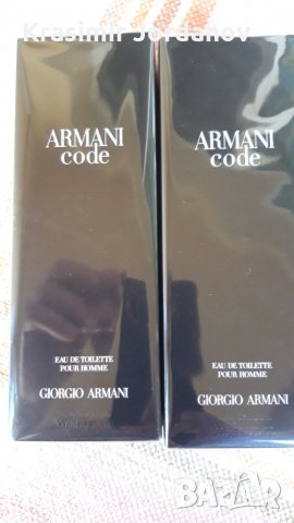 Giorgio Armani CODE , снимка 4 - Мъжки парфюми - 27166394