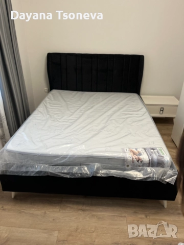 Нова тапецирана спалня с матрак , снимка 1