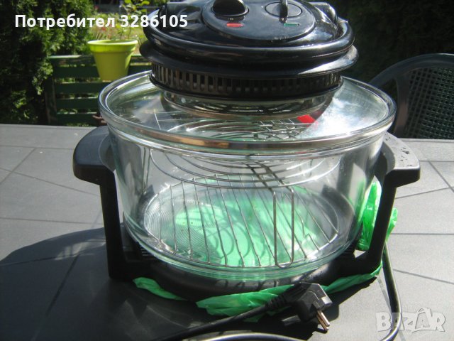 електрическа тенджера за готвене сгорещ въздух -ейр фраер, снимка 3 - Съдове за готвене - 38161667