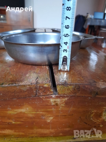 Стара неръждаема паница,паници,неръждавейка #7, снимка 2 - Други ценни предмети - 52204615