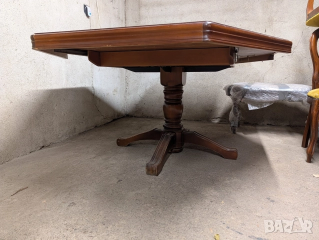 Масивна шестоъгълна разтегателна маса , снимка 2 - Маси - 52954334