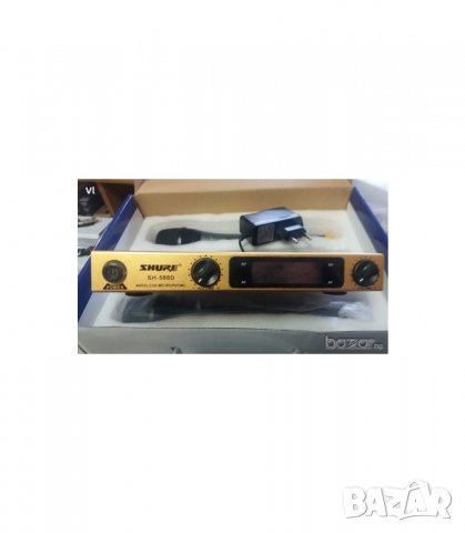 Професионални безжични микрофона с приемник Shure SH-588D, снимка 3 - Друга електроника - 26901662