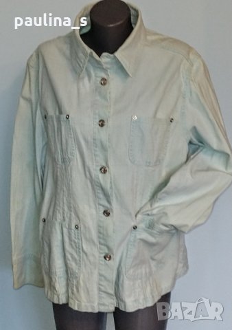Еластично дънково яке тип сако "Marcks & Spencer"® / голям размер, снимка 1 - Якета - 26562567