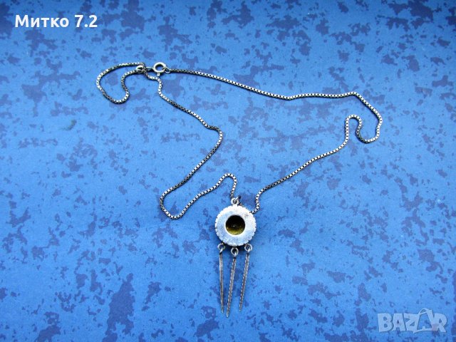 сребърен медальон - 3, снимка 5 - Колиета, медальони, синджири - 28001482