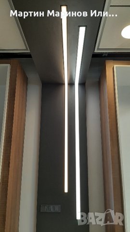 Алуминиеви профили за вграждане,ЛЕД осветление.Таван Стена, снимка 3 - Лампи за стена - 32552557