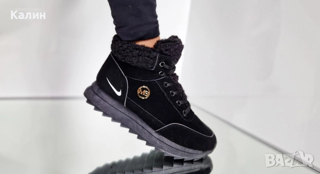 Дамски обувки с топла дебела вата - два цвята - 45 лв., снимка 4 - Дамски боти - 52773433
