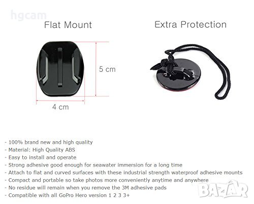 Комплект за каска UNI Helmet Kit за екшън камери GoPro и др, снимка 4 - Чанти, стативи, аксесоари - 27773570