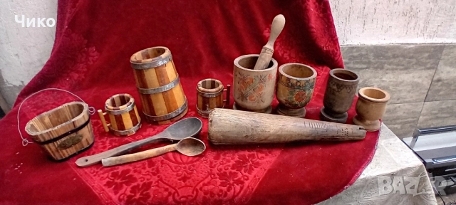 стари дървени предмети от бита