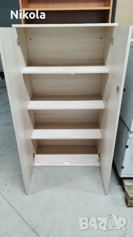 Офис шкаф - двукрил гардероб с рафтове 80/142/40 - 4 рафта, снимка 5 - Гардероби - 49263955