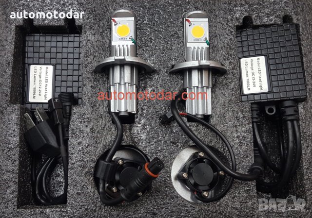 H4 LED КСЕНОН CREE-12/24V