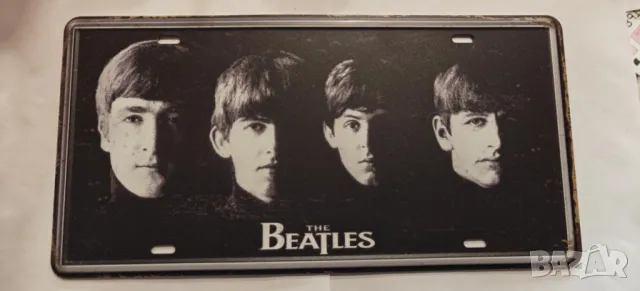 The Beatles-метална табела -тип регистрационен номер, снимка 3 - Китари - 49020754