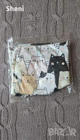 Нова дамска тениска на котки, размер М, снимка 4 - Тениски - 50744468