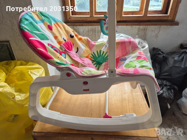 Бебешки шезлонг тропическа гора Fisher Price, тигър, снимка 3 - Детски шезлонги - 47371571