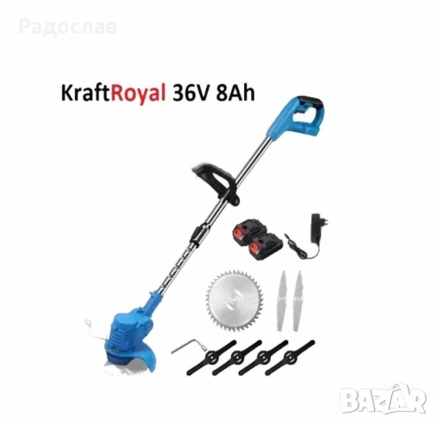 Акумулаторен тример 28V с две батерии 3000mAh, снимка 2 - Градинска техника - 52236616