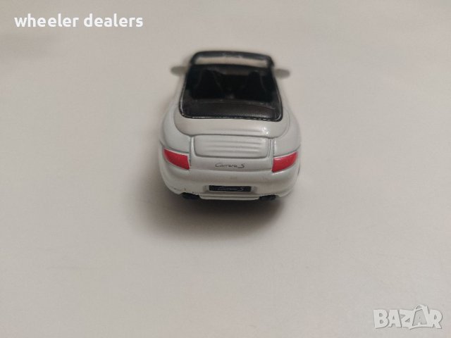 Метална количка Welly Porsche 911 Carrera S в мащаб 1:60, снимка 3 - Колекции - 39397718