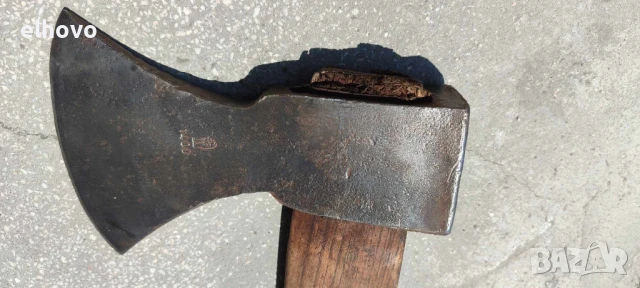Стара брадва с дълга дръжка#37, снимка 6 - Антикварни и старинни предмети - 50518127