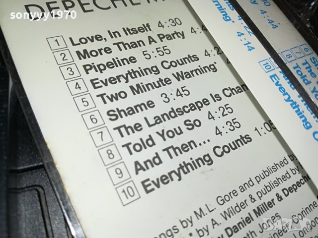 DEPECHE MODE 2708221947, снимка 12 - Аудио касети - 37820037