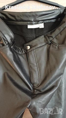 дамски кожен зимен ватиран панталон, снимка 2 - Спортни екипи - 53140922