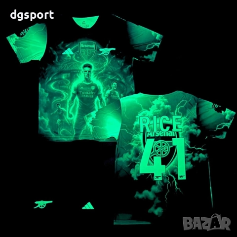 Детски флуоресцентен екип на Арсенал #Деклан Райс#41!