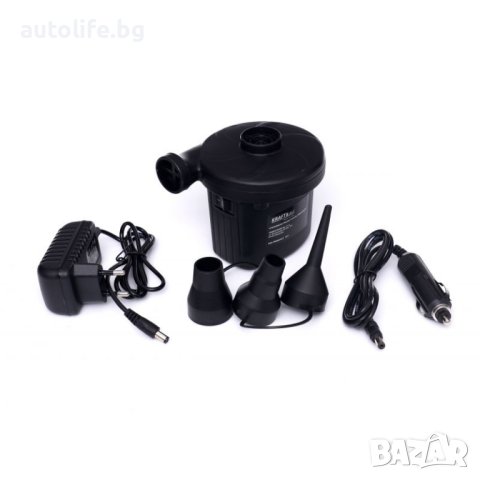 Електрическа помпа 12V - 220V за дюшек, матрак, лодка, басейн