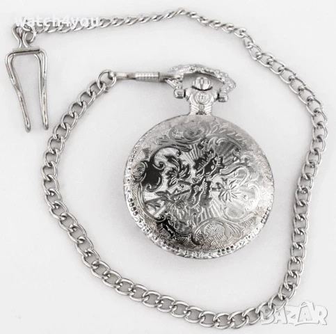 НОВ ДЖОБЕН ЧАСОВНИК. ДЖОБНИ ЧАСОВНИЦИ С ВЕРИЖКА КЮСТЕК.POCKET WATCH.DJOBEN DZHOBEN CHASOVNIK, снимка 3 - Джобни - 20926069