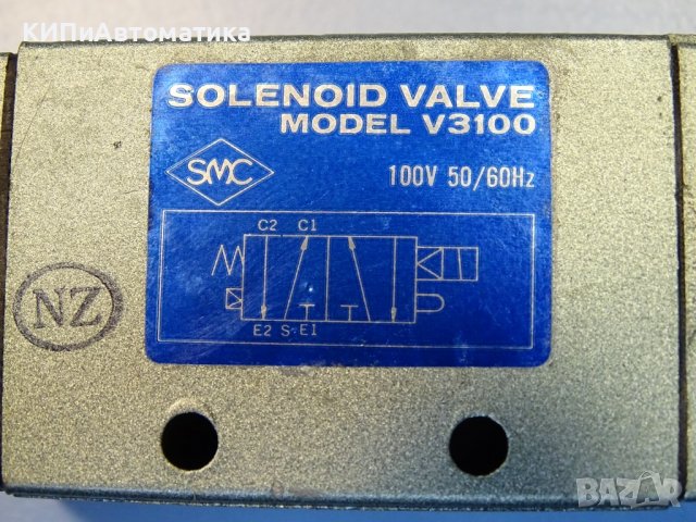 пневматичен разпределител SMC V3100 solenoid valve, снимка 4 - Резервни части за машини - 39639349