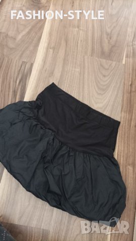 Черна къса пола, снимка 1 - Поли - 38505920