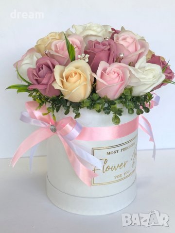 Кутия със сапунени рози, снимка 11 - Романтични подаръци - 35248273