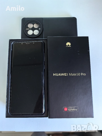 Продавам Huawei Mate 50 Pro Black, снимка 2 - Huawei - 51776336