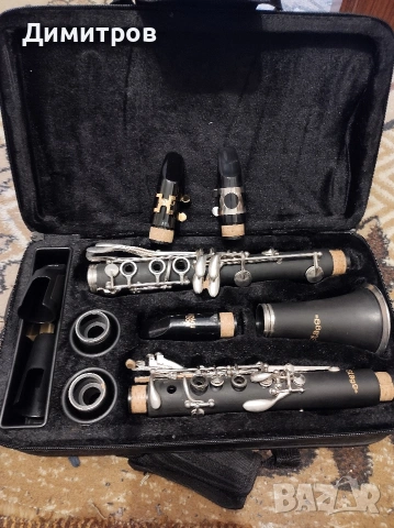 Кларинет Stagg с два мундщука Rico
