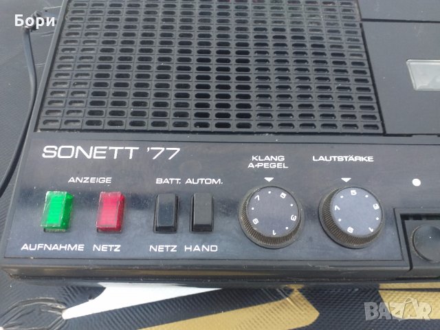 SONETT 77  RFT Касетофон, снимка 2 - Радиокасетофони, транзистори - 32328311
